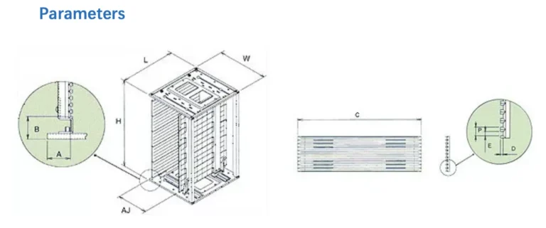 Plastic SMT Anti-static Magazine Rack (4)