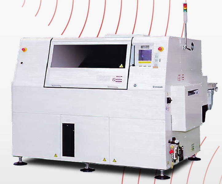 Axi&aacute;ln&iacute; stroj na vkl&aacute;d&aacute;n&iacute; desek plošn&yacute;ch spojů Ir&aacute;k